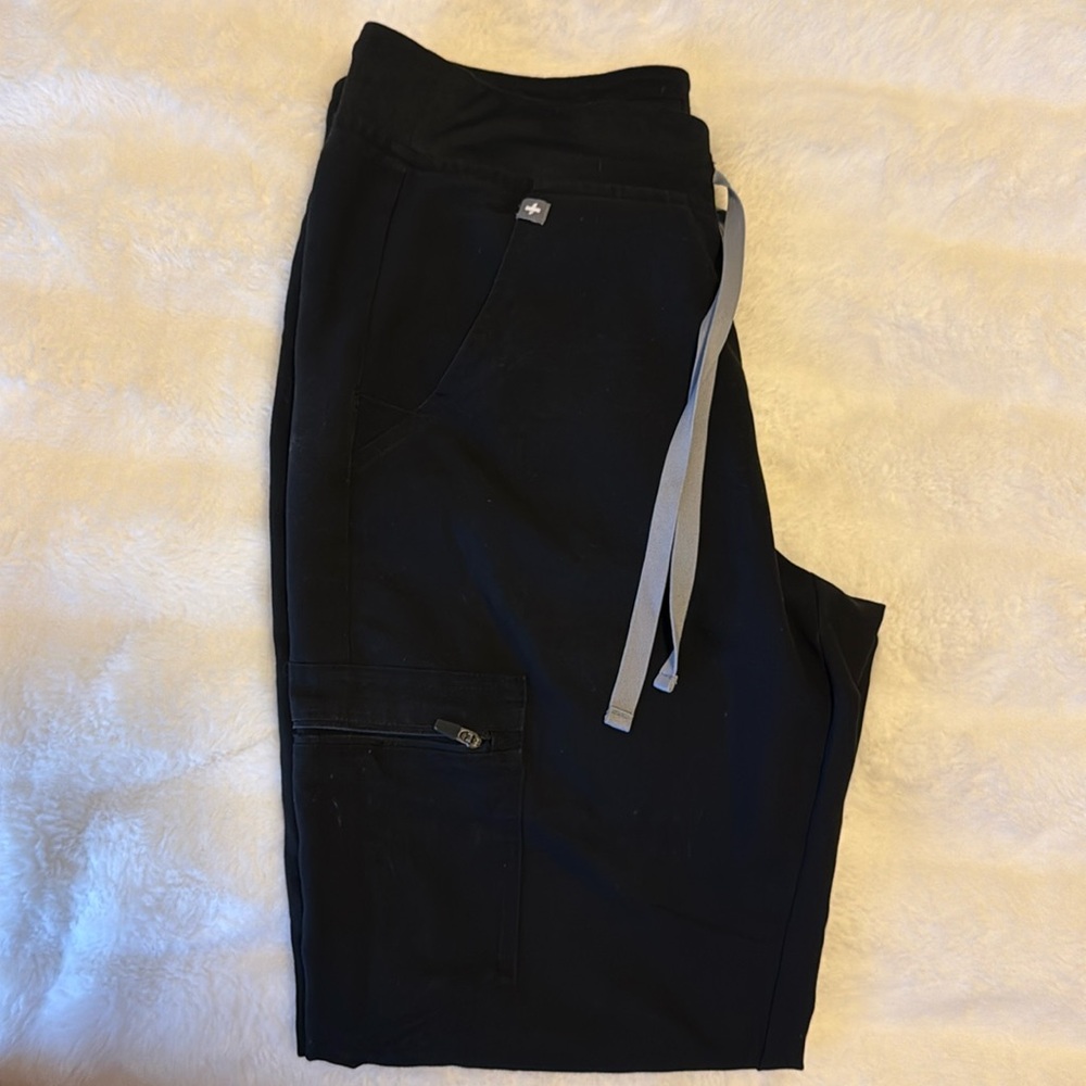 Figs Zamora Scrubs Black Size Small Jogger